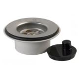 ART. 741 - SOPAPA PVC 40 MM CON REJILLA AC. INOX