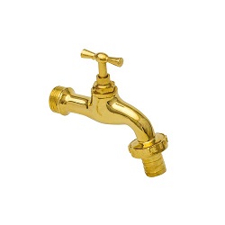 ART. 379 - CANILLA CROMO ORO DE 1/2" NUEVO MOLDE