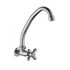 ART. 083 - GRIFERÍA PARED UN AGUA PLÁSTICO CROMADA